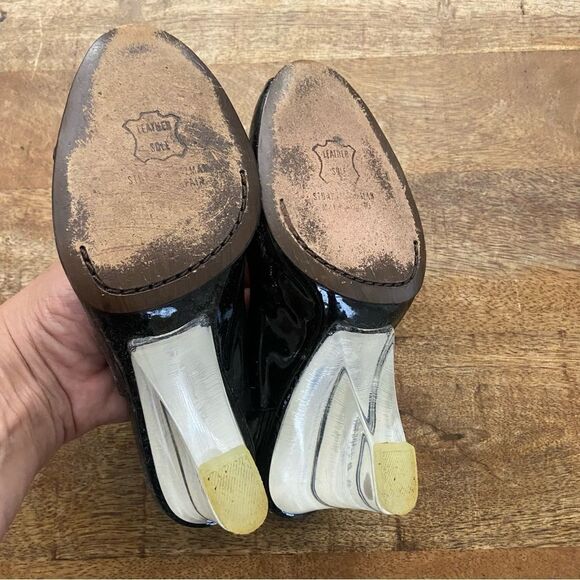 Vintage Avant Garde 1990s Lucite Wedge 6.5 M - Picture 4 of 7